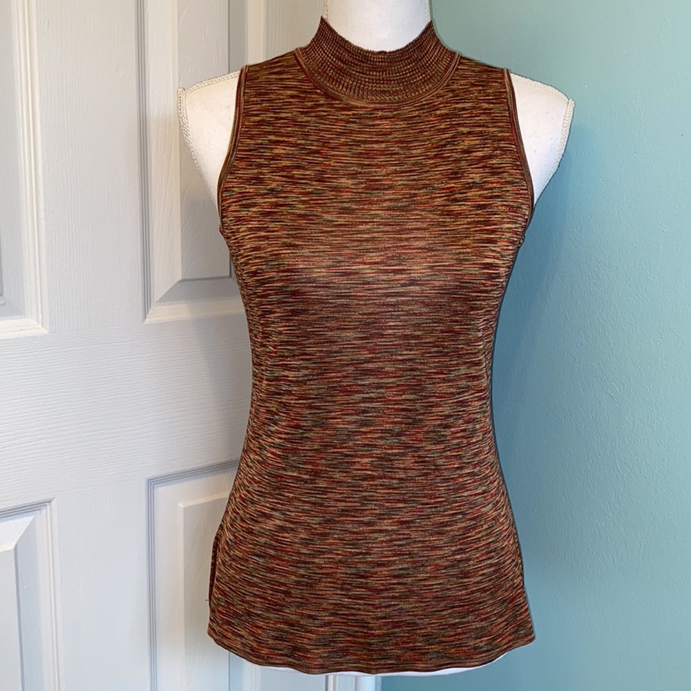 Exclusively Misook Sleeveless Turtleneck Top